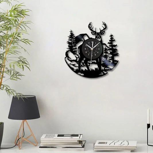 Horloge Murale Vintage Style Vinyle