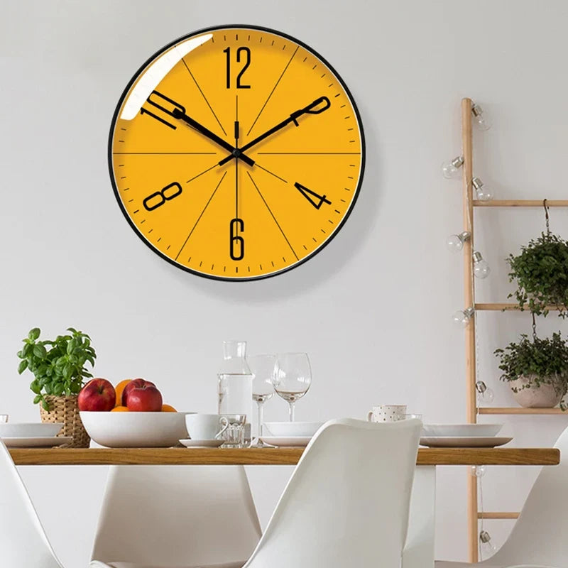 Horloge Murale Silencieuse Design Moderne Quartz