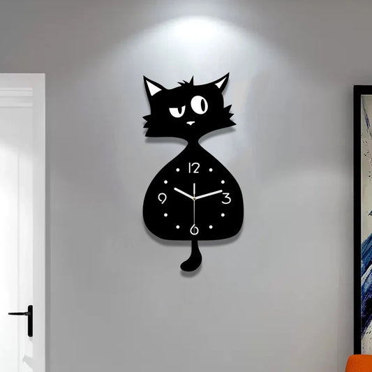 Horloge Chat Design Amusant