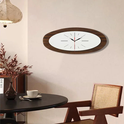 Horloge Murale Design Ovale Original