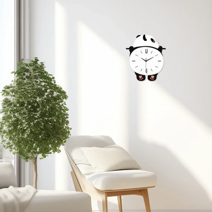 Horloge Pendule Murale Moderne Panda Rigolo