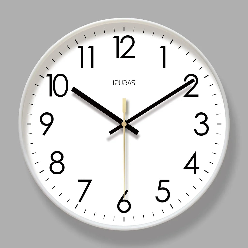 Horloge Murale Silencieuse Design Moderne Quartz