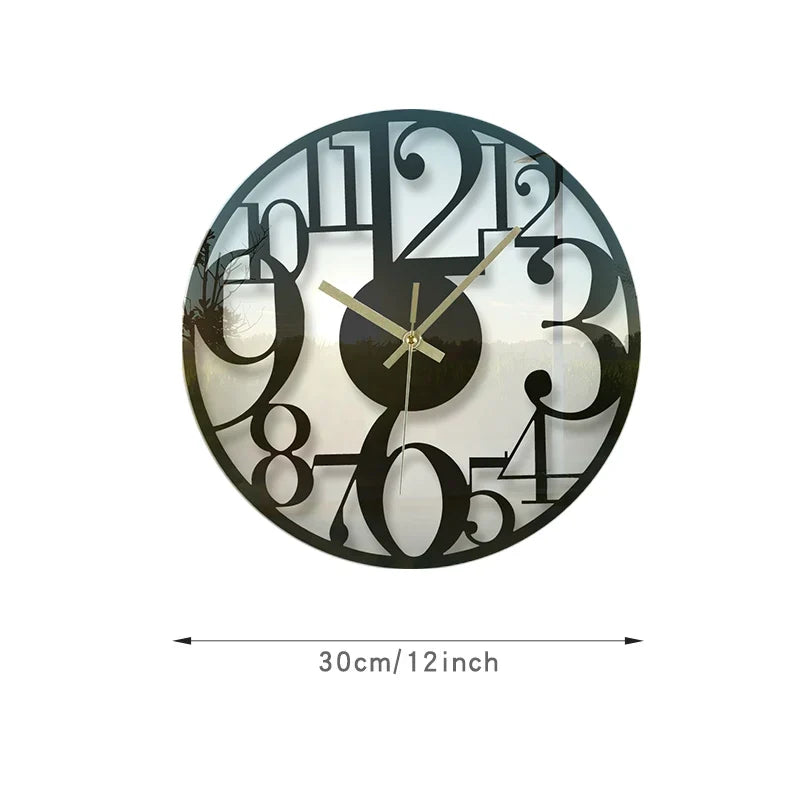 Horloge Murale Grand Chiffres