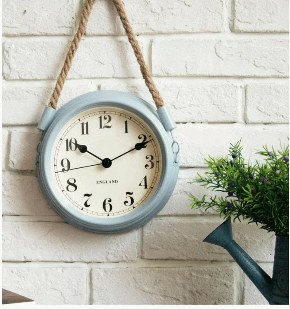 Horloge Suspendue Style Marin Vintage