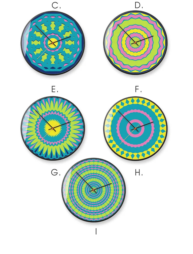 Horloge Murale Design Style Bohème