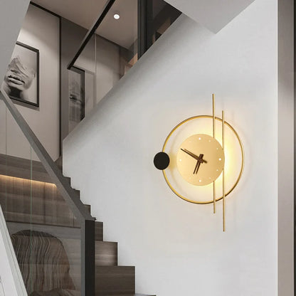 Horloge Murale Design Géométrique Style Nordique