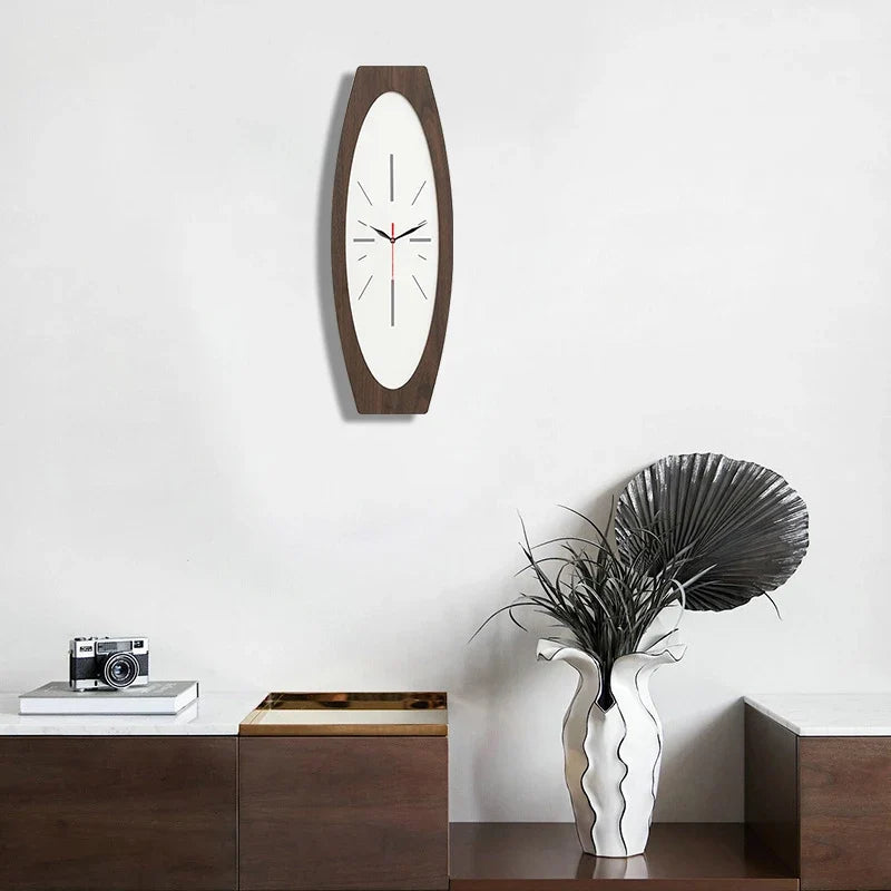 Horloge Murale Design Ovale Original