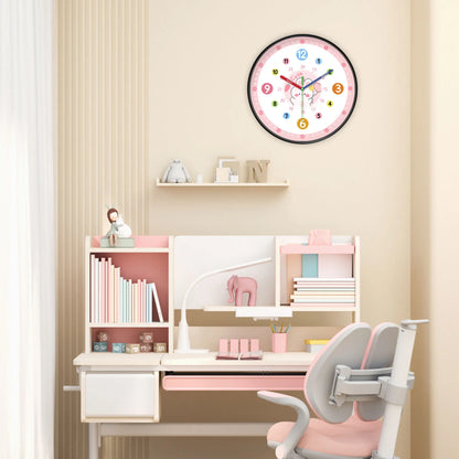 Horloge Enfant Lapin Rose