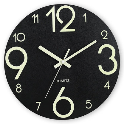 Horloge Murale Originale Ronde Chiffres Lumineux