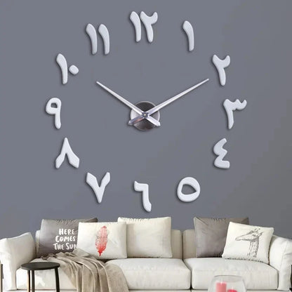 Horloge Murale Design Effet Miroir Style Art Déco