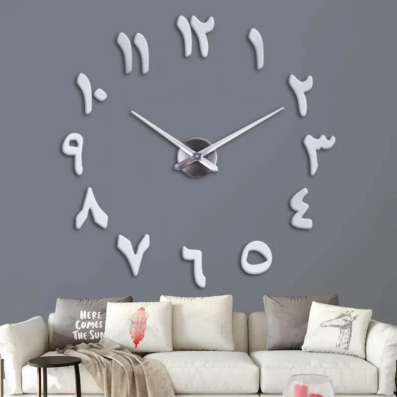 Horloge Murale Design Effet Miroir Style Art Déco