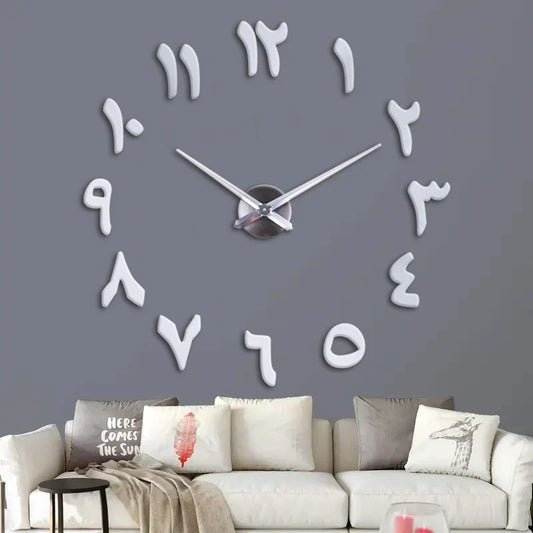 Horloge Murale Design Effet Miroir Style Art Déco