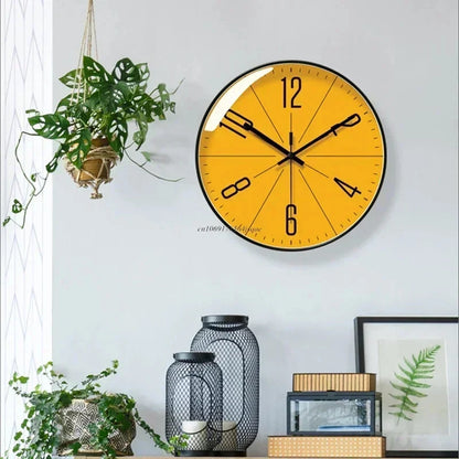 Horloge Jaune Style Japonais