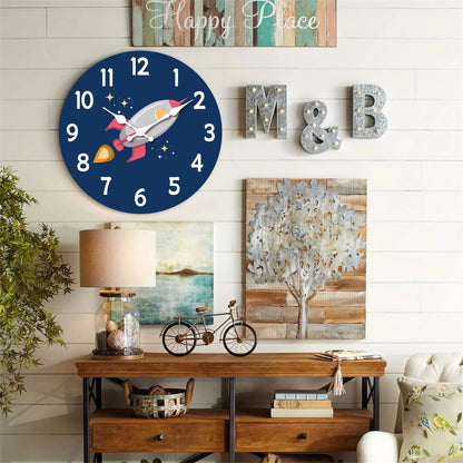 Horloge Enfant Fusée Spatiale
