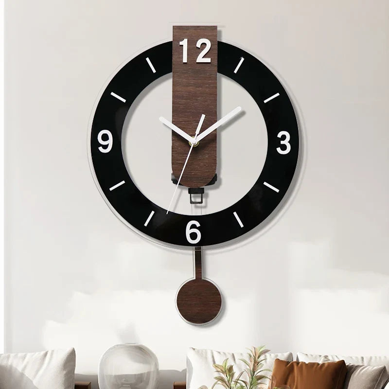 Horloge Pendule Ancienne à Balancier Style Européen Rétro