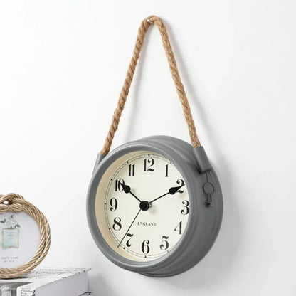 Horloge Suspendue Style Marin Vintage