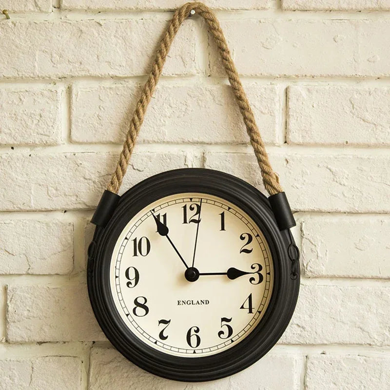 Horloge Suspendue Style Marin Vintage
