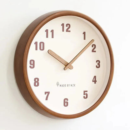 Horloge Murale Bois Massif Style Japonais