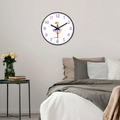 Horloge Murale Enfant Design Cygne Ballet