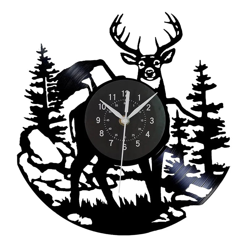 Horloge Murale Vintage Style Vinyle