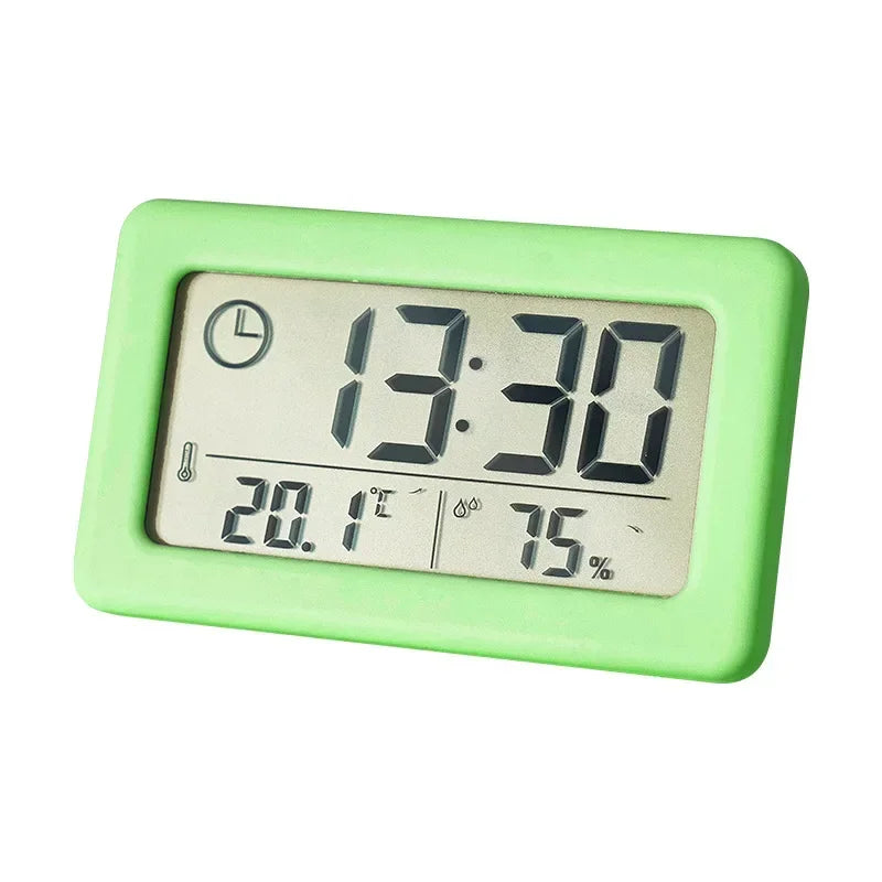 Horloge Murale Digitale Design Compact avec Thermomètre & Hygromètre