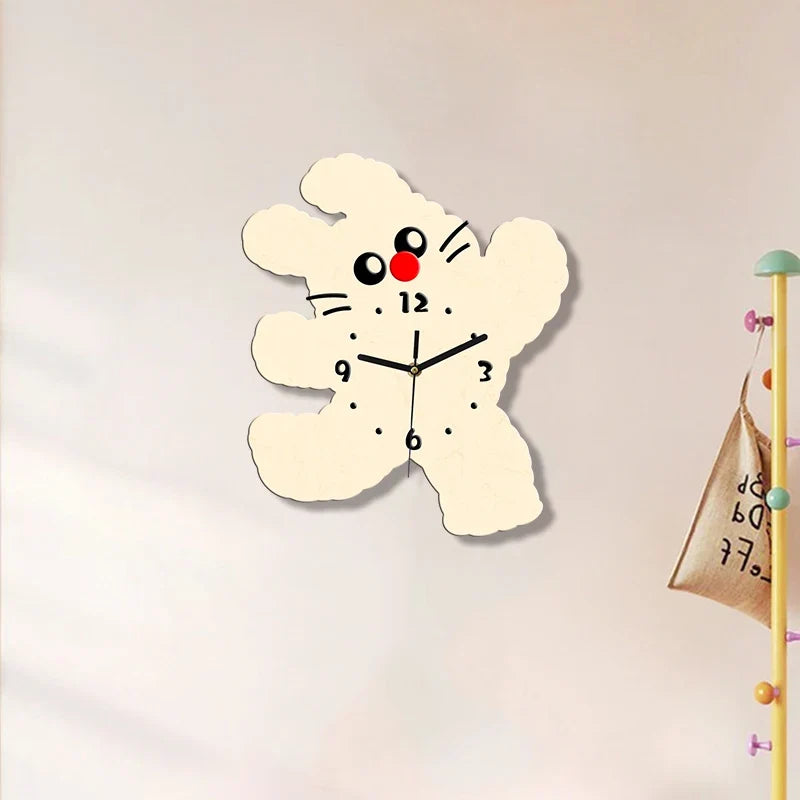 Horloge Enfant Petit Lapin Noir