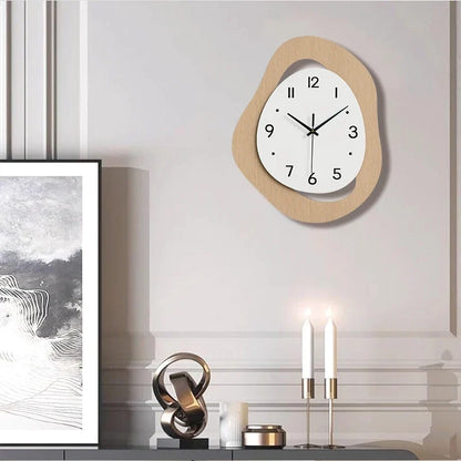 Horloge Murale Forme Irrégulière Moderne Créative