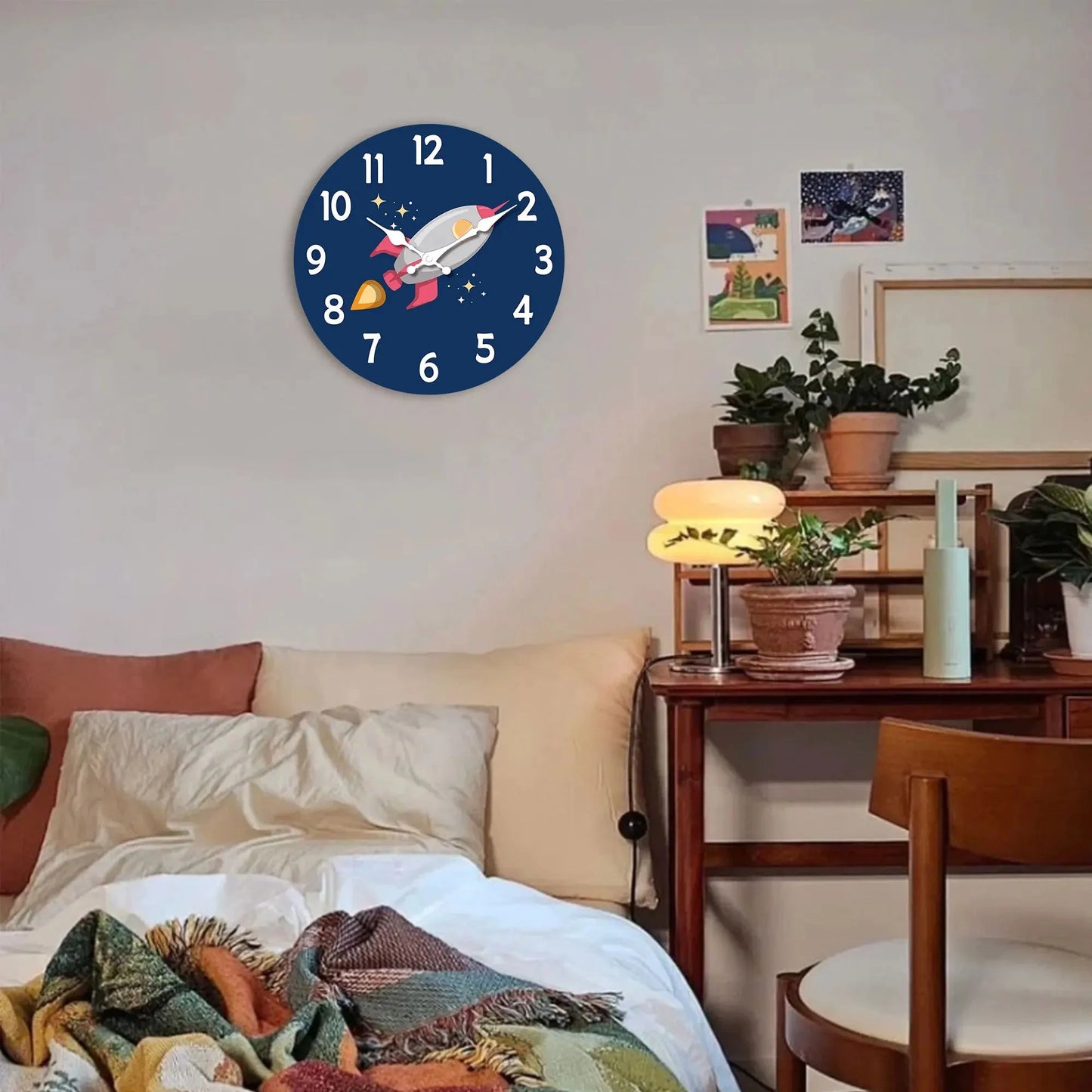 Horloge Enfant Fusée Spatiale