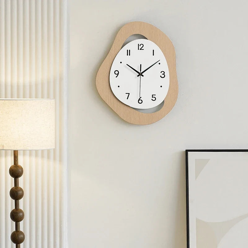 Horloge Murale Forme Irrégulière Moderne Créative