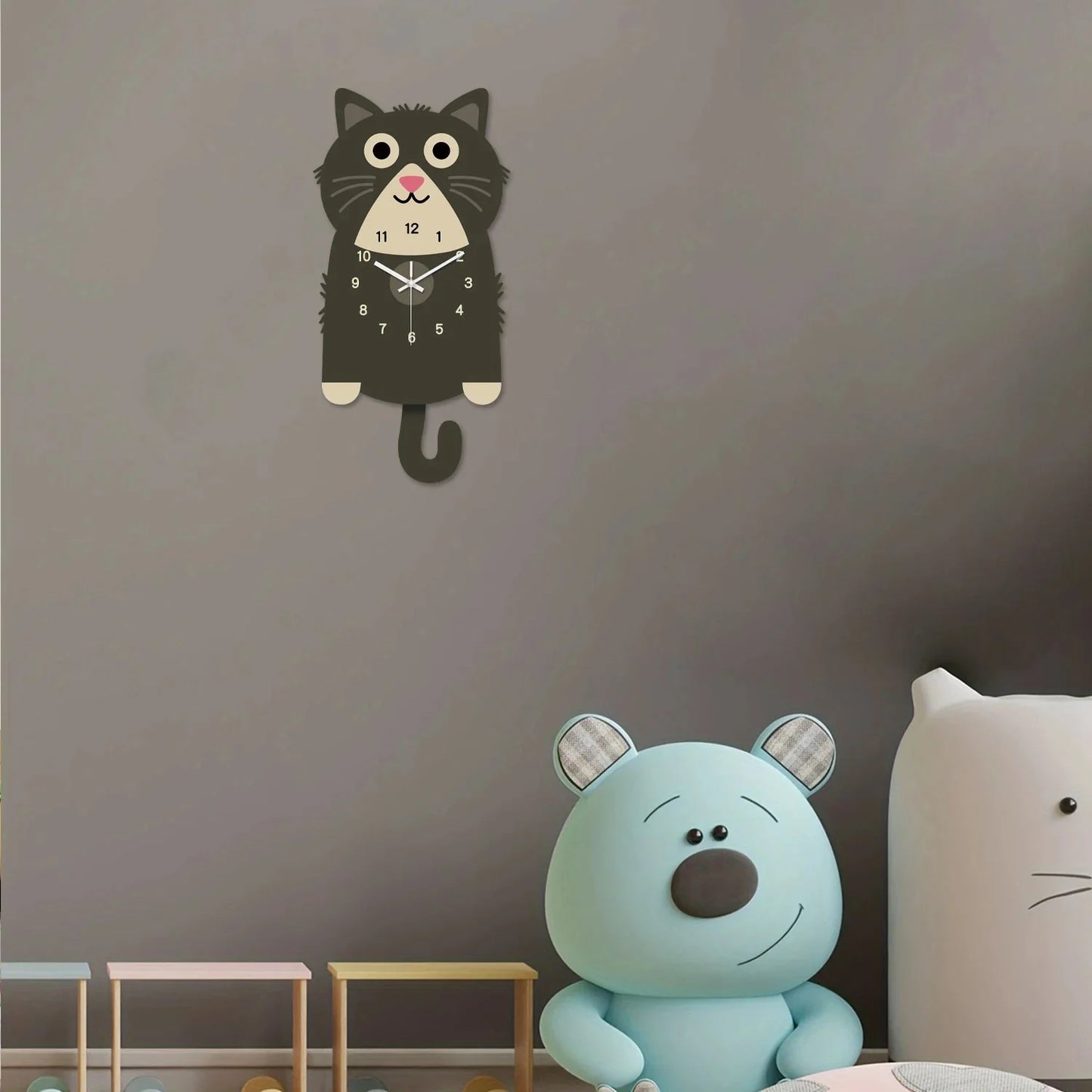 Horloge Chat Pendule