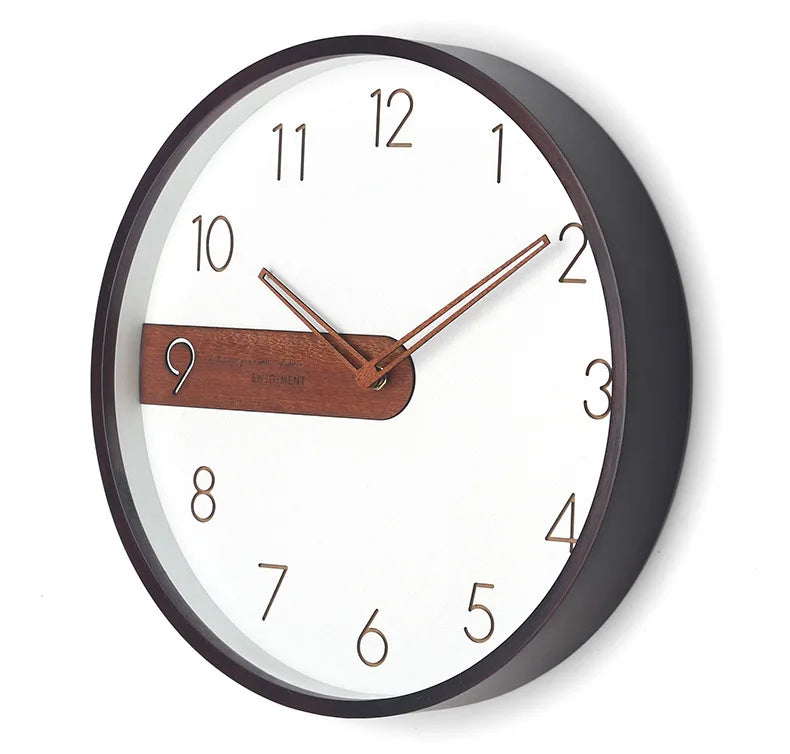 Horloge Murale Moderne Bois Ins Créative Simple