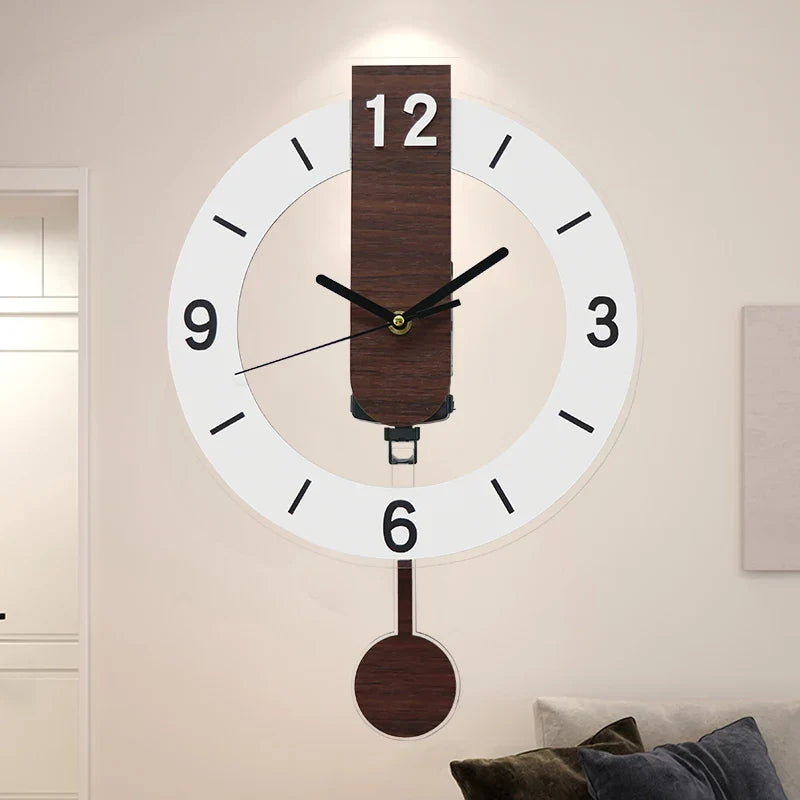 Horloge Pendule Ancienne à Balancier Style Européen Rétro