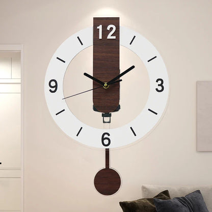 Horloge Pendule Ancienne à Balancier Style Européen Rétro