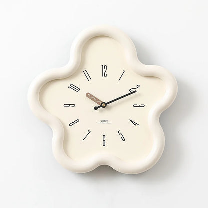 Horloge Pendule Murale Moderne Forme de Fleur