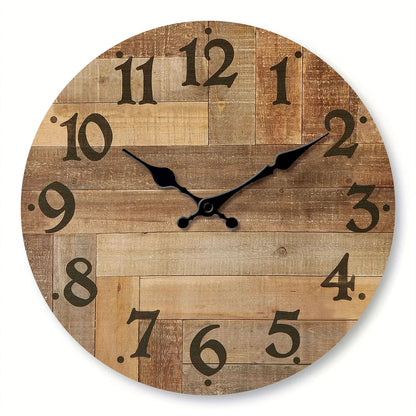 Horloge Murale Bois Style Moderne
