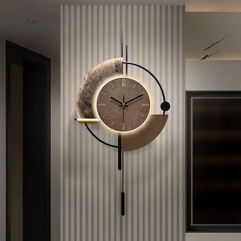 Horloge Murale Design Sophistiqué LED