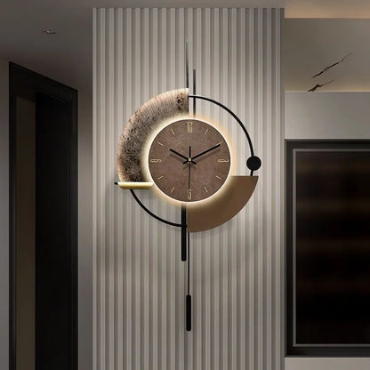 Horloge Murale Design Sophistiqué LED