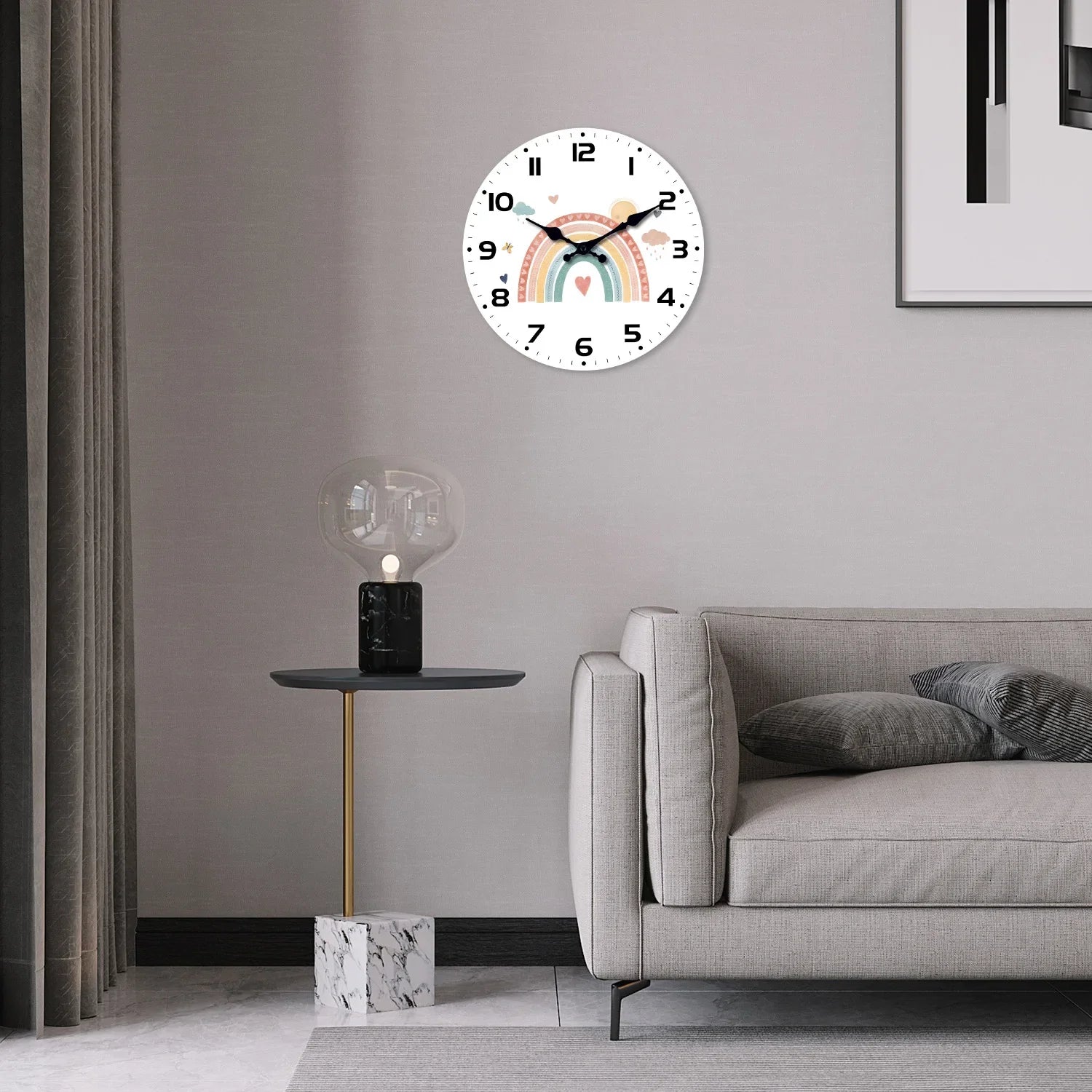 Horloge Enfant Arc-en-Ciel