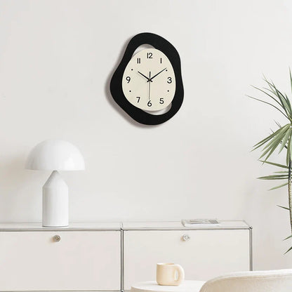Horloge Murale Forme Irrégulière Moderne Créative