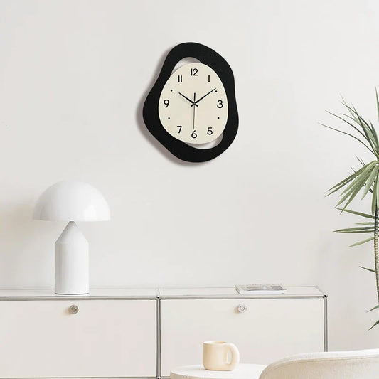 Horloge Murale Forme Irrégulière Moderne Créative