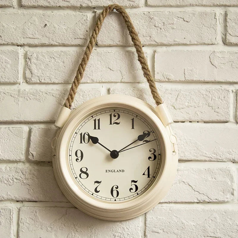 Horloge Suspendue Style Marin Vintage