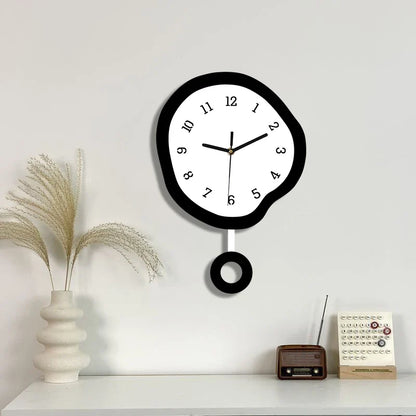 Horloge Pendule Design Créatif Abstrait