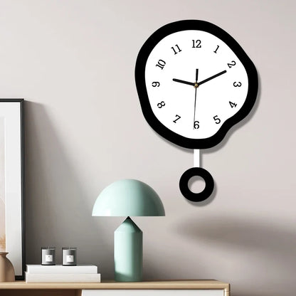 Horloge Pendule Design Créatif Abstrait