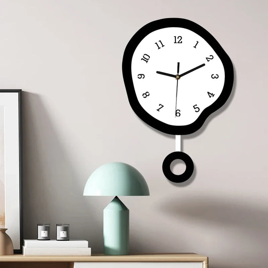 Horloge Pendule Design Créatif Abstrait