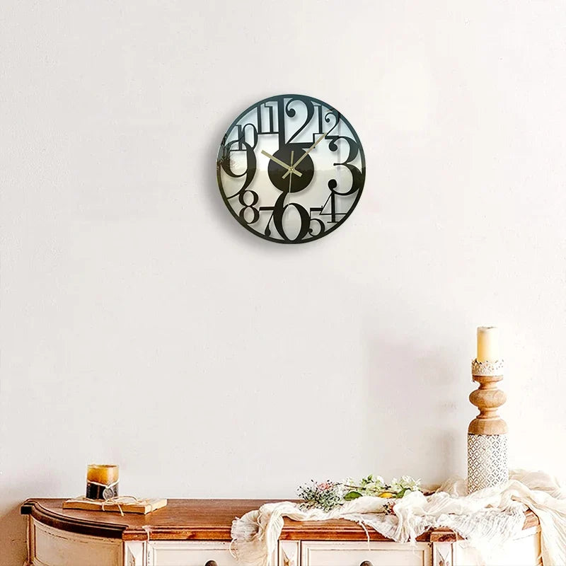 Horloge Murale Grand Chiffres
