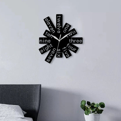 Horloge Murale Originale Rectangles
