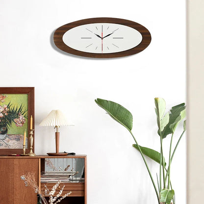 Horloge Murale Design Ovale Original