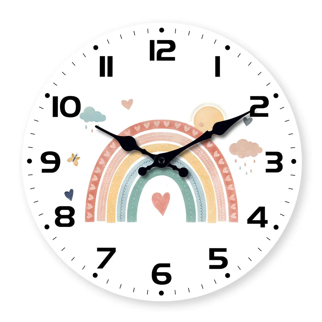Horloge Enfant Arc-en-Ciel