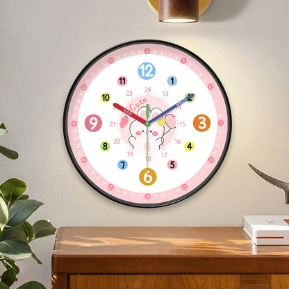 Horloge Enfant Lapin Rose