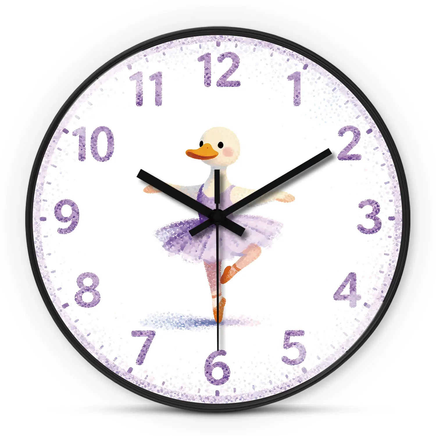 Horloge Murale Enfant Design Cygne Ballet
